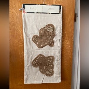 Nicole Miller country chic bunny Easter table runner